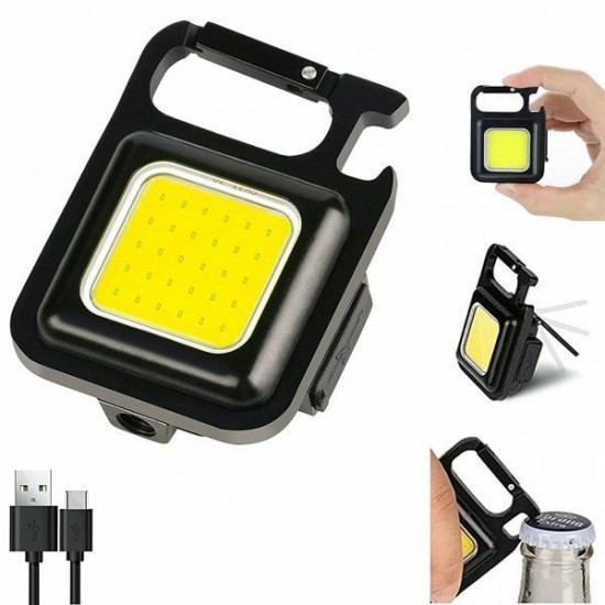 Rechargeable led keychain light 2025